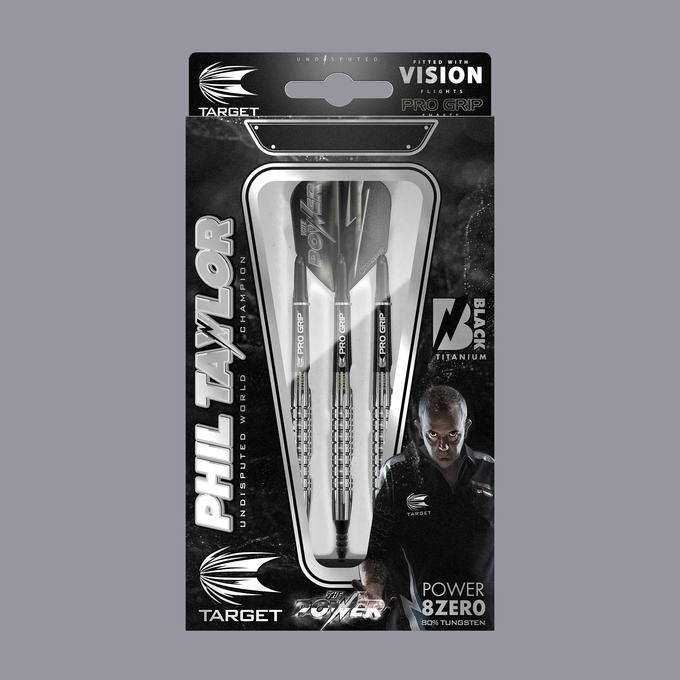 Phil Taylor Power 8Zero Black P8Z3 | Target Darts