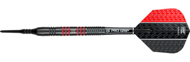 Vapor8 Black Red Soft Tip Dart